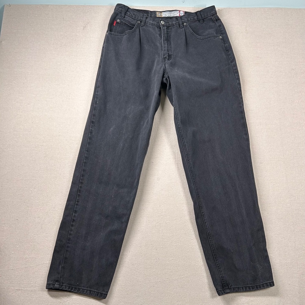 Vintage Bugle Boy Jeans Mens 36x34 (fits 34x33) Baggy Fit‎ Skater 90s Gold Crest